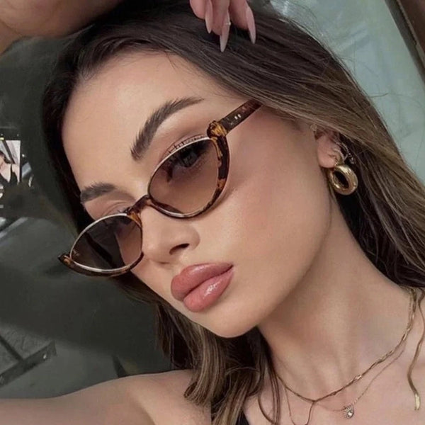 Elegant Simple Style Streetwear Geometric Ac Oval Frame Full Frame Women's Sunglasses