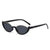 Elegant Simple Style Streetwear Geometric Ac Oval Frame Full Frame Women's Sunglasses