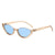 Elegant Simple Style Streetwear Geometric Ac Oval Frame Full Frame Women's Sunglasses