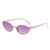 Elegant Simple Style Streetwear Geometric Ac Oval Frame Full Frame Women's Sunglasses