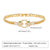 Elegant Snake Butterfly Copper Plating Inlay Zircon 18k Gold Plated Bracelets