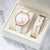 Elegant Solid Color Buckle Quartz Women's Watches