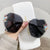 Elegant Solid Color Pc Oval Frame Rhinestone Frameless Women's Sunglasses