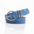 Elegant Solid Color Pu Leather Alloy Women's Leather Belts