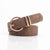 Elegant Solid Color Pu Leather Alloy Women's Leather Belts