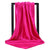 Elegant Solid Color Satin Polyester Scarves