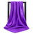 Elegant Solid Color Satin Polyester Scarves