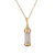 Elegant Streetwear Geometric Stainless Steel Gravel Plating 18k Gold Plated Pendant Necklace