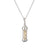 Elegant Streetwear Geometric Stainless Steel Gravel Plating 18k Gold Plated Pendant Necklace