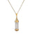 Elegant Streetwear Geometric Stainless Steel Gravel Plating 18k Gold Plated Pendant Necklace