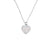 Elegant Streetwear Shiny Heart Shape Stainless Steel Titanium Steel Gold Plated Silver Plated Artificial Gemstones Pendant Necklace In Bulk