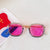 Elegant Streetwear Solid Color Pc Resin Oval Frame Full Frame Kids Sunglasses