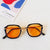 Elegant Streetwear Solid Color Pc Resin Oval Frame Full Frame Kids Sunglasses