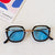 Elegant Streetwear Solid Color Pc Resin Oval Frame Full Frame Kids Sunglasses