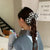 Elegant Style Chichi Cheese Silky Soft Bread Flower Hair Ring  Satin High-grade Colon Hair Accessories