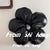 Elegant Style Chichi Cheese Silky Soft Bread Flower Hair Ring  Satin High-grade Colon Hair Accessories