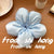 Elegant Style Chichi Cheese Silky Soft Bread Flower Hair Ring  Satin High-grade Colon Hair Accessories