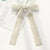 Elegant Sweet Bow Knot Arylic Cloth Hair Clip 1 Piece