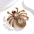 Elegant Sweet Cool Style Animal Flower Alloy Rhinestones Unisex Brooches