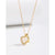 Elegant Sweet Geometric Solid Color Freshwater Pearl Sterling Silver Pendant Necklace