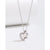 Elegant Sweet Geometric Solid Color Freshwater Pearl Sterling Silver Pendant Necklace