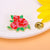 Elegant Sweet Pastoral Flower Alloy Stamping Stoving Varnish Plating Women's Corsage Brooches Collar Pin