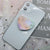 Epoxy Marble Pattern Telescopic Solid Color Heart-shaped Mobile Phone Bracket