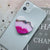 Epoxy Marble Pattern Telescopic Solid Color Heart-shaped Mobile Phone Bracket