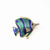 Ethnic Style Beach Pin Fish Alloy Inlay Artificial Gemstones Unisex Brooches