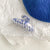 Ethnic Style Blue And White Porcelain Acetic Acid Sheets Stoving Varnish Hair Clip Hair Claws 1 Piece