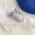 Ethnic Style Blue And White Porcelain Acetic Acid Sheets Stoving Varnish Hair Clip Hair Claws 1 Piece