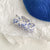 Ethnic Style Blue And White Porcelain Acetic Acid Sheets Stoving Varnish Hair Clip Hair Claws 1 Piece