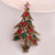 Ethnic Style Christmas Tree Alloy Inlay Rhinestones Unisex Brooches