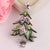 Ethnic Style Christmas Tree Alloy Inlay Rhinestones Unisex Brooches