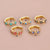 Ethnic Style Devil's Eye Metal Plating Ear Studs