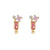 Ethnic Style Geometric Artificial Gemstones Earrings