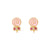 Ethnic Style Geometric Artificial Gemstones Earrings