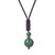 Ethnic Style Geometric Malachite Tiger Eye Obsidian Necklace 1 Piece