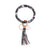 Ethnic Style Geometric Pu Leather Tassel Bag Pendant Keychain