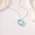 Ethnic Style Heart Shape Glass Copper Wholesale Pendant Necklace