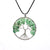 Ethnic Style Leaf Copper Necklace Plating Crystal Copper Necklaces