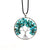 Ethnic Style Leaf Copper Necklace Plating Crystal Copper Necklaces