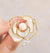 Ethnic Style Pin Animal Letter Heart Shape Alloy Plating Artificial Gemstones Women'S Brooches 1 Piece