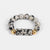 Ethnic Style Round Natural Stone Beaded Rings 1 Piece