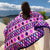 Ethnic Style Shawl Scarf Dual-use Sun Protection By The Sea Beach Scarf Red Large Gauze Scarf Female Desert Travel Photography Summer