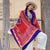 Ethnic Style Shawl Scarf Dual-use Sun Protection By The Sea Beach Scarf Red Large Gauze Scarf Female Desert Travel Photography Summer