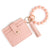 Ethnic Style Simple Style Rhombus Pu Leather Tassel Inlay Rhinestones Keychain