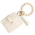 Ethnic Style Simple Style Rhombus Pu Leather Tassel Inlay Rhinestones Keychain