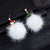 Ethnic Style Snowman Snowflake Elk Alloy Enamel Rhinestones Women's Drop Earrings 1 Pair