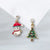 Ethnic Style Snowman Snowflake Elk Alloy Enamel Rhinestones Women's Drop Earrings 1 Pair